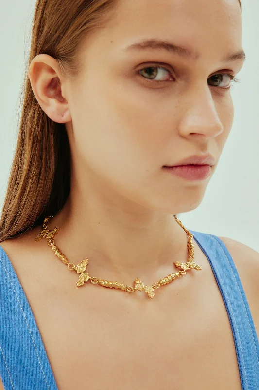 Alémais Encanto Heart Chain Necklace - Gold