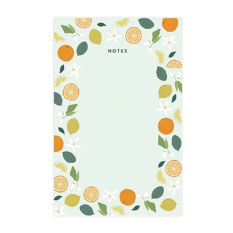 Citrus & Botanical Notes Notepad