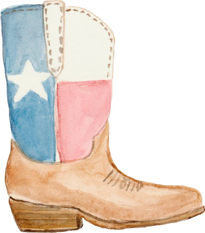 Texas Flag Boot Magnet