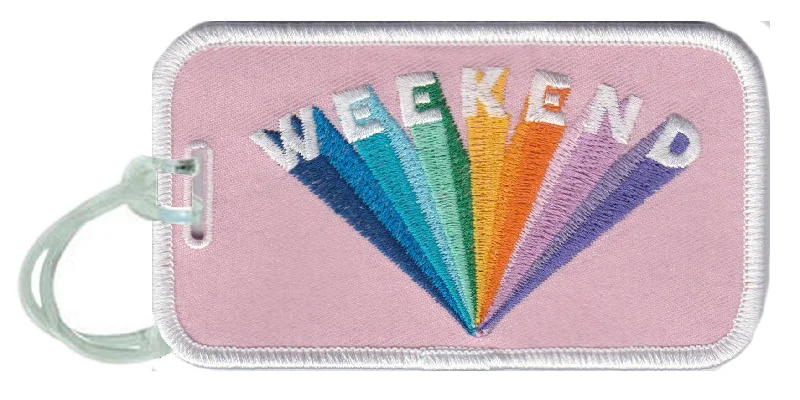 Weekend Rainbow Wholesale Luggage Tags