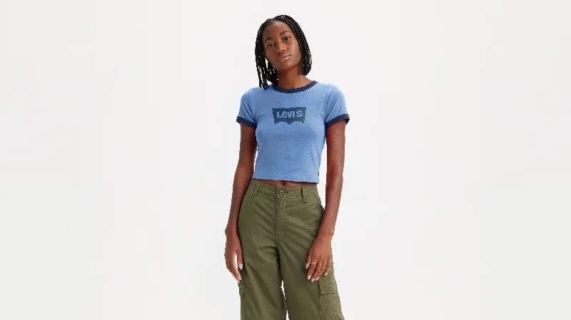 Levi's® Women's Graphic Ringer Mini T-Shirt