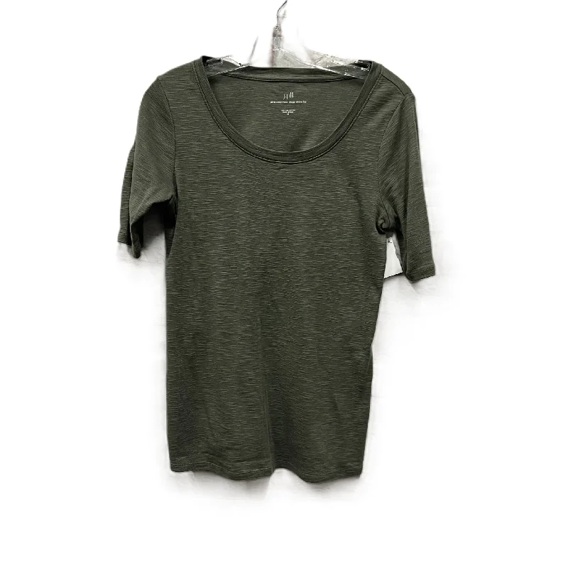 Top Short Sleeve Basic By J. Jill In Green, Size: Xs