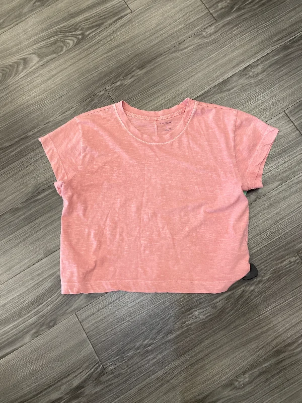 Top Short Sleeve By Pilcro In Pink, Size: Xl