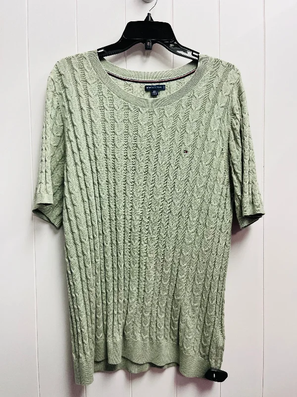 Top Short Sleeve By Tommy Hilfiger In Green, Size: 2x