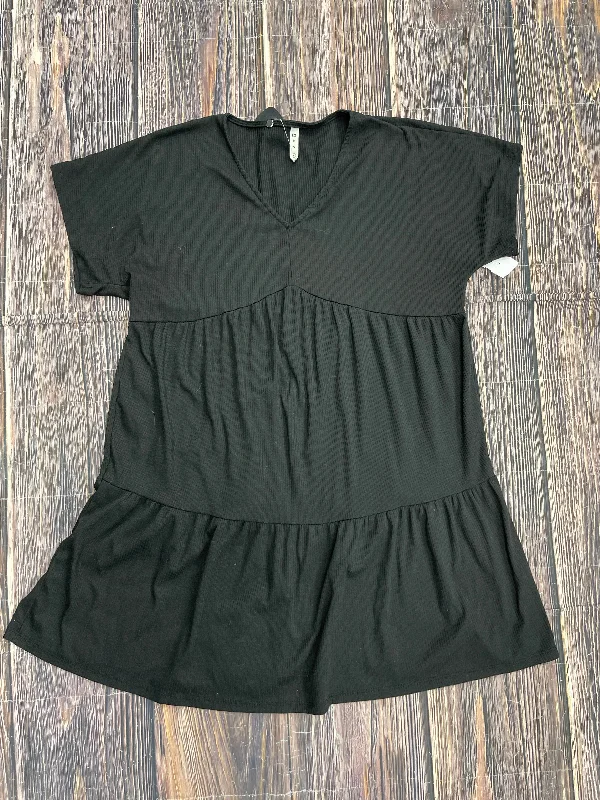 Black Dress Casual Short Mts, Size L