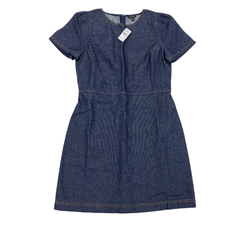 BLUE DENIM DRESS CASUAL SHORT by ANN TAYLOR Size:10