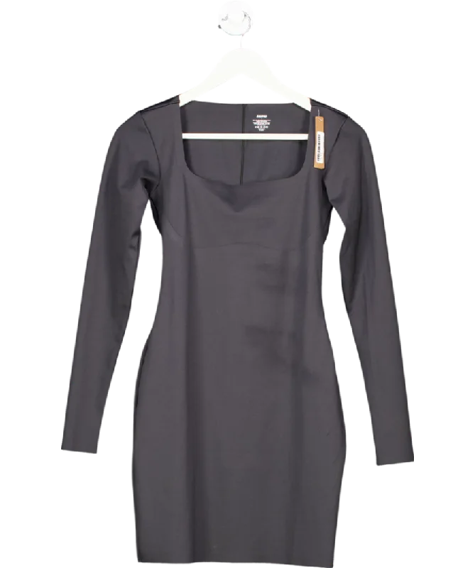 SKIMS Black Long Sleeve Dress UK L