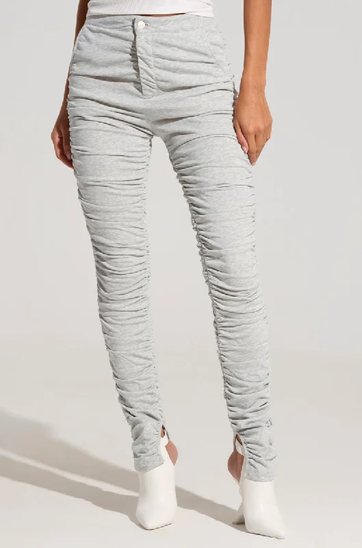 ALL EYES ON ME RUCHED TROUSER