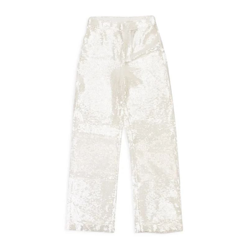 CALLIPYGIAN SEQUIN CLEAR TROUSER