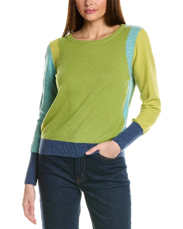 Collaboration Country Club Colorblocked Cashmere Sweater