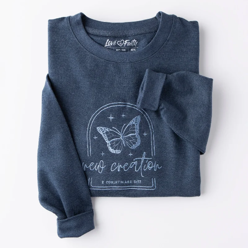 Embroidered New Creation Sweatshirt