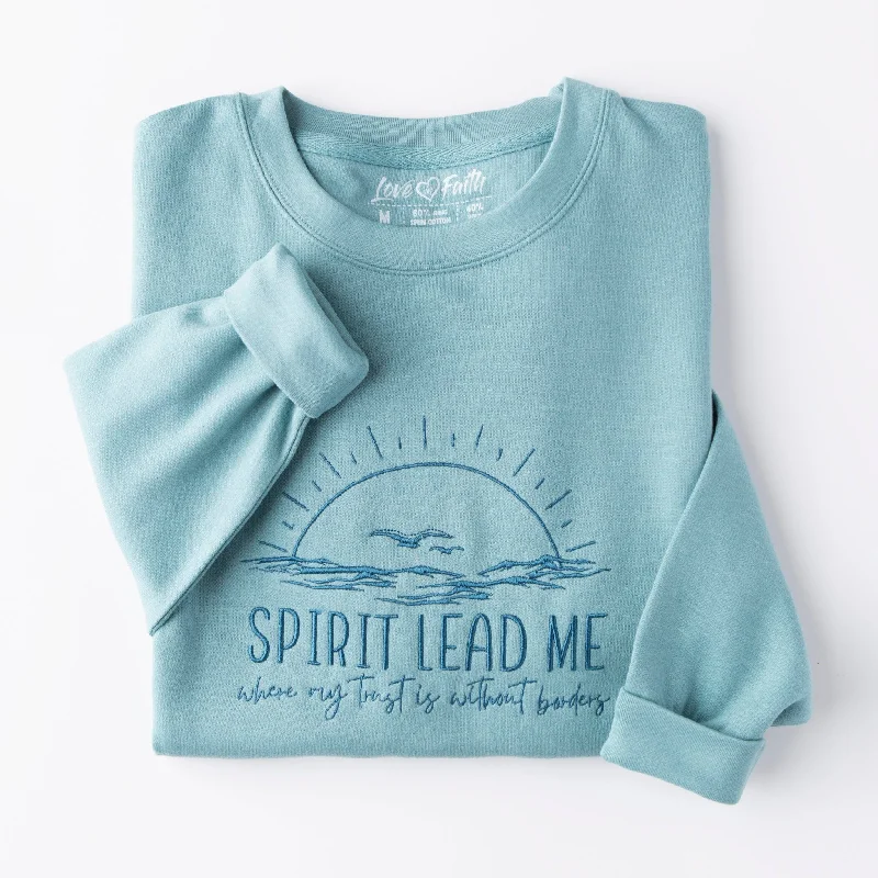 Embroidered Spirit Lead Me Sweatshirt