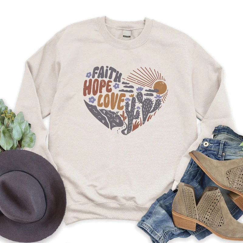 Faith Hope Love Sweatshirt