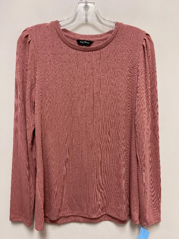 Top Long Sleeve By Clothes Mentor In Pink, Size: M