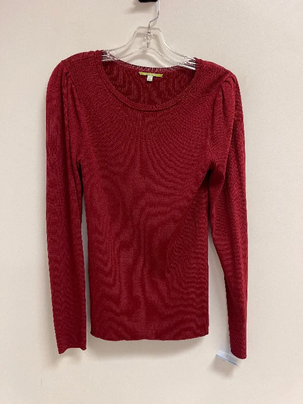 Top Long Sleeve By Gianni Bini In Red, Size: M