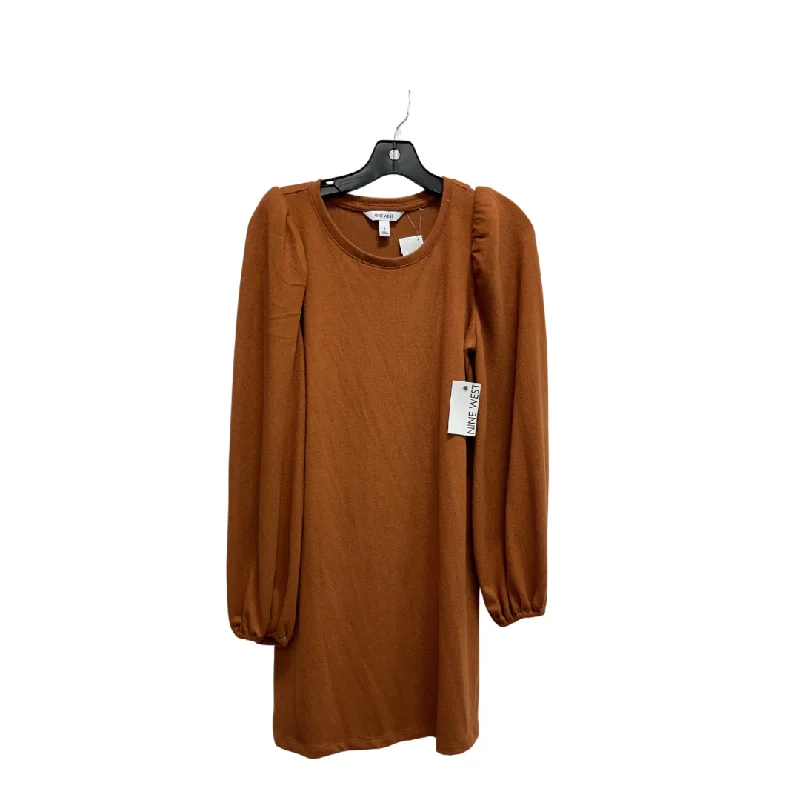 Top Long Sleeve By Nine West In Orange, Size: S