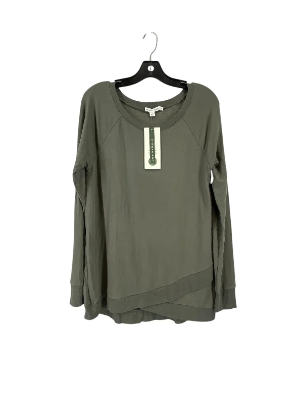 Top Long Sleeve By Threads 4 Thought In Green, Size: S