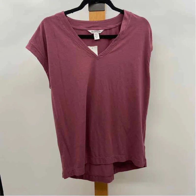 Athleta Women's Size M Mauve Solid Sleeveless Shirt