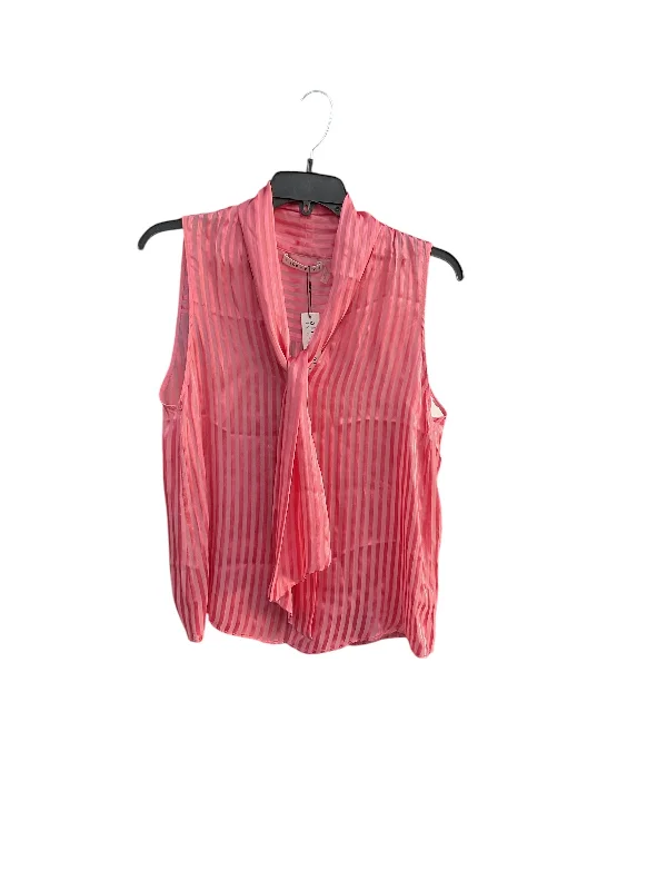 Blouse Sleeveless By Alice + Olivia In Pink, Size: S