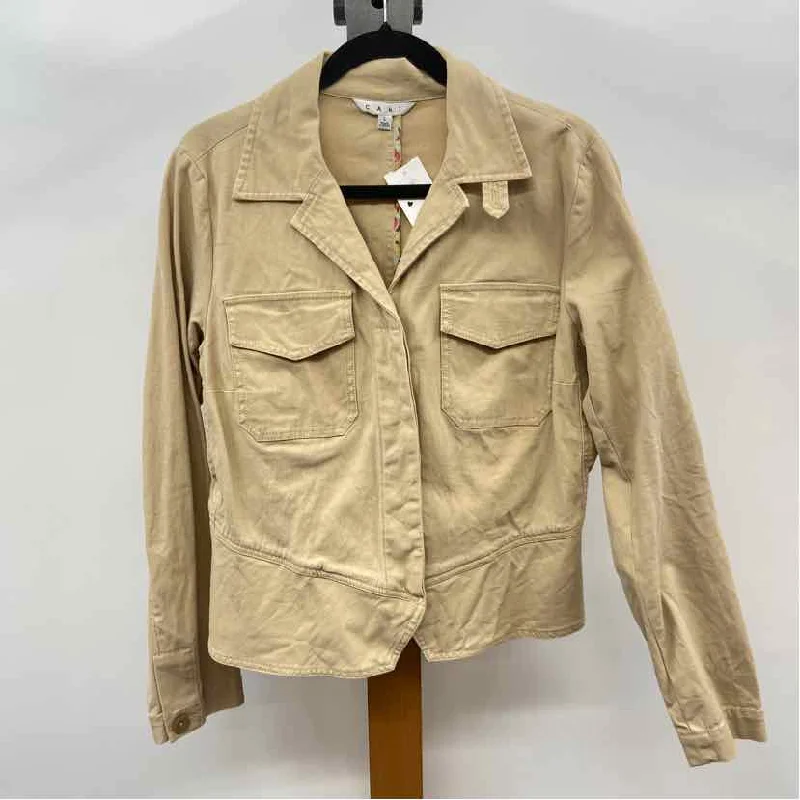 CABI Women's Size L Khaki Solid Jacket