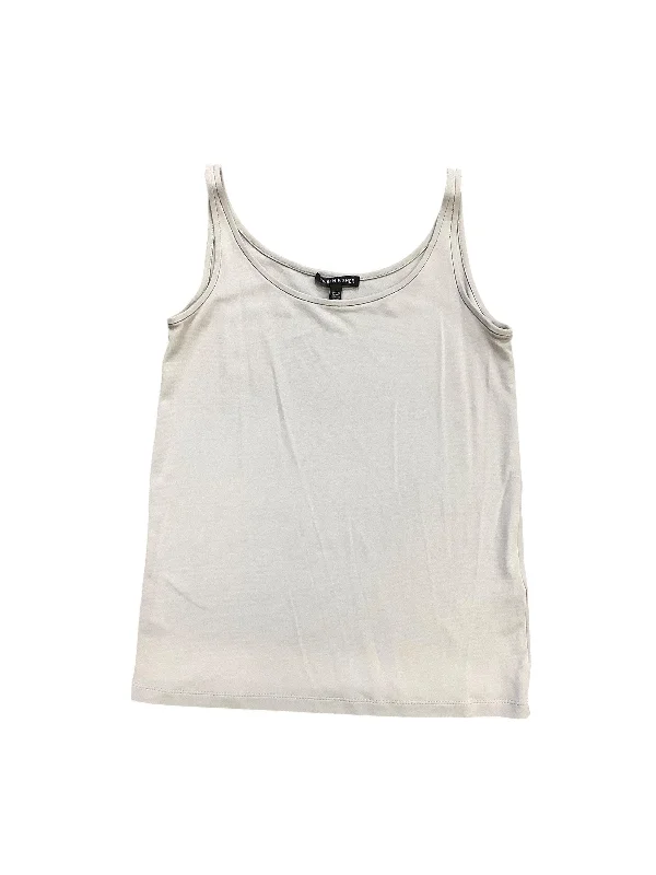 Top Sleeveless Basic By Eileen Fisher In Grey, Size: Xs