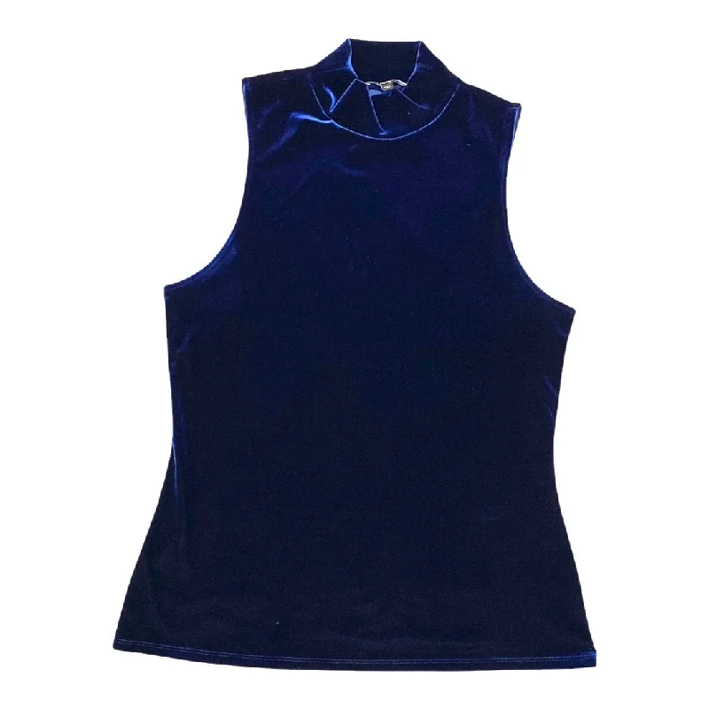 Top Sleeveless By Express In Blue, Size: L