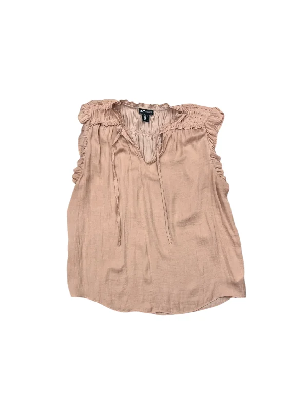 Top Sleeveless By Jones New York In Pink, Size: Xl